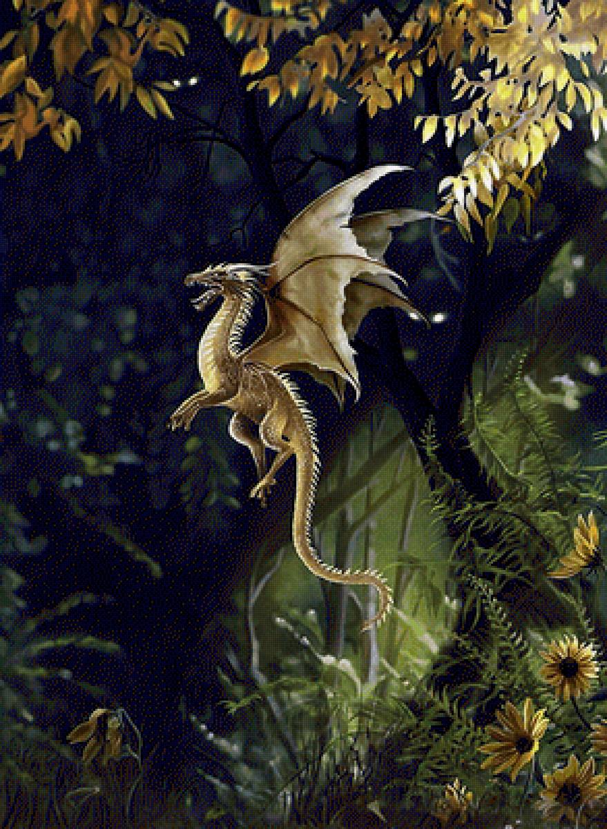 хкдожник nene thomas8 - фэнтази, дракон - предпросмотр