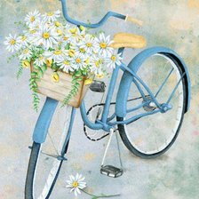 Схема вышивки «Велосипед»