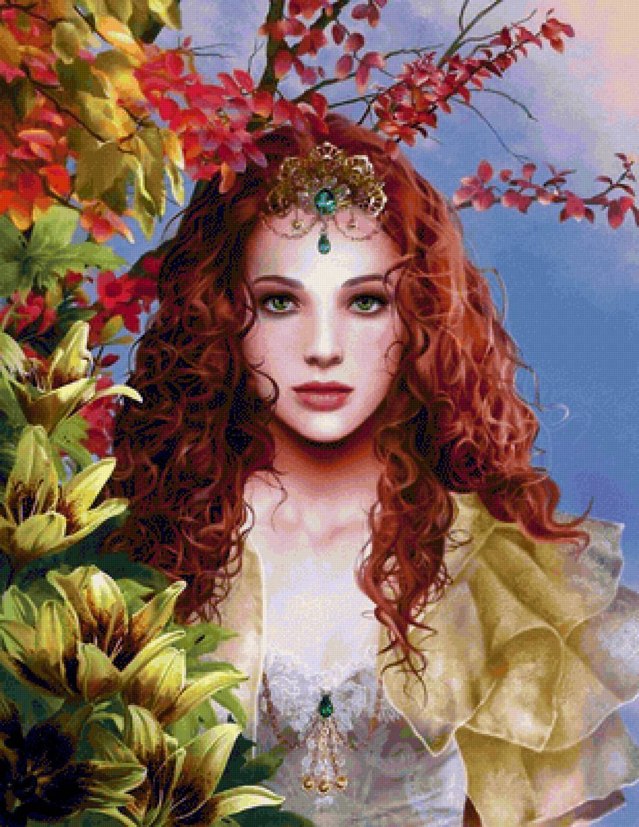 художник nene thomas44 - дама, девушка, фэнтази, женщина - предпросмотр