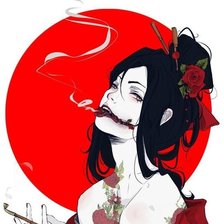 Схема вышивки «Япония»