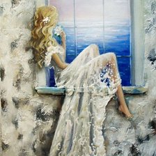 Схема вышивки «mujer»