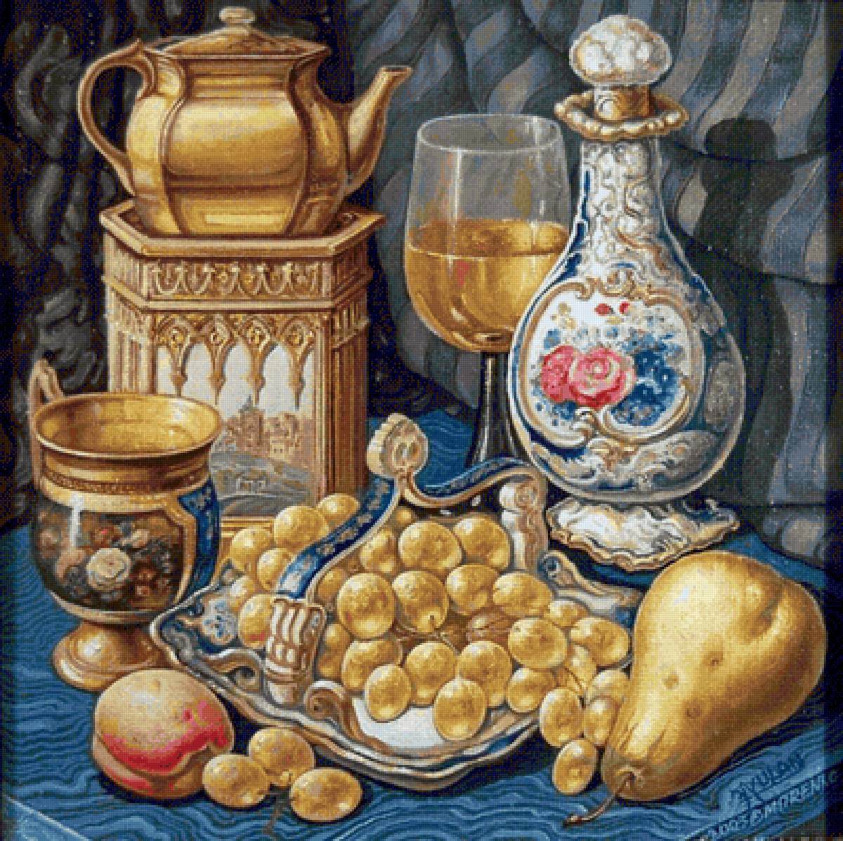 ЭДУАРД УЛАН.ХОРОШЕЕ НАСТРОЕНИЕ - натюрморт, фрукты - предпросмотр