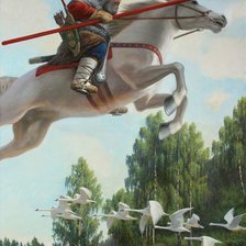 Схема вышивки «Русские сказки»