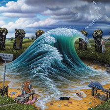 Схема вышивки «ЯЦЕК ЙЕРКА.ЧАСТНАЯ ВОЛНА СУПЕРРАЗМЕРНАЯ»