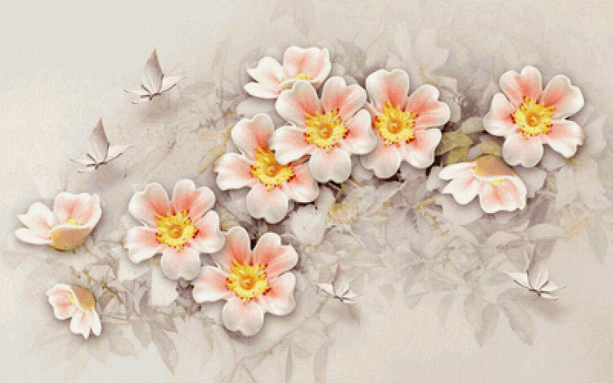 Цветочное панно - предпросмотр