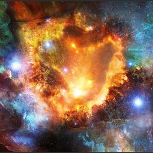 Схема вышивки «Космос»