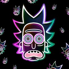 Схема вышивки «Neon Rick»
