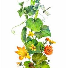 Схема вышивки «цветы»