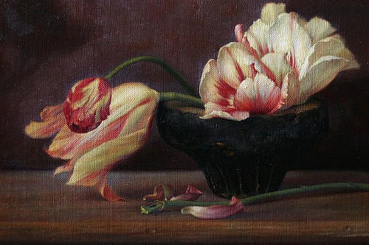 тюльпаны - картина - оригинал