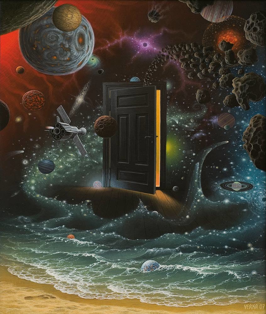 ЯЦЕК ЙЕРКА.НА КРАЮ ПРОСТРАНСТВА - картины - оригинал