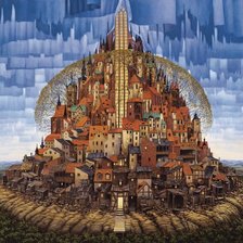 Схема вышивки «ЯЦЕК ЙЕРКА.ВЕСНА НАСТУПАЕТ»