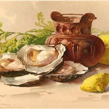 Схема вышивки «ЕКАТЕРИНА ВАСИЛЬЕВА.УСТРИЦЫ»