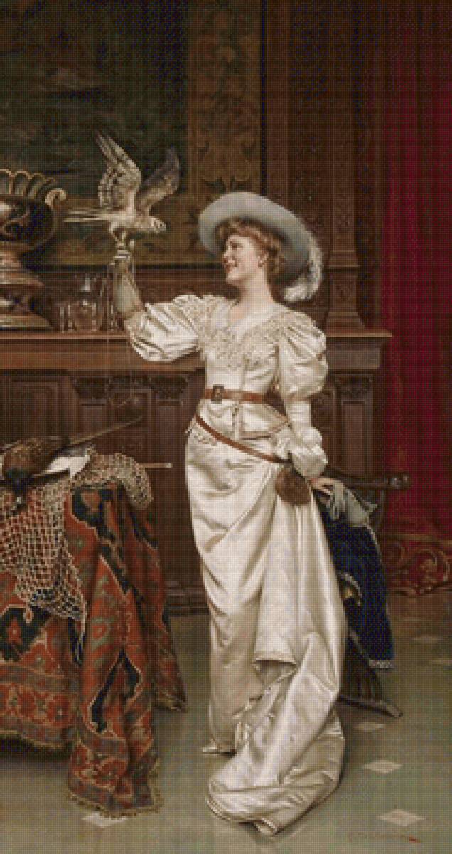 1 - птица, девушка, женщина, дама - предпросмотр