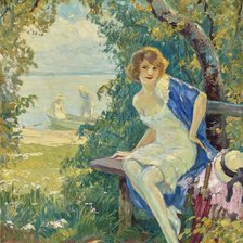 Схема вышивки «Американские красотки»