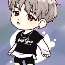 Схема вышивки «BTS SUGA»