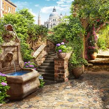 Схема вышивки «Фонтанчик»