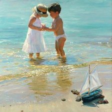 Схема вышивки «На море»