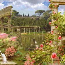 Схема вышивки «Райский сад»