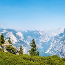 Схема вышивки «Горы»