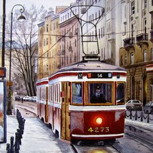 Схема вышивки «Городской пейзаж»