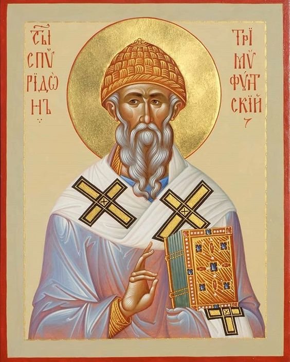 Святой Спиридон Тримифунский - иконы - оригинал