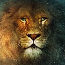 Схема вышивки «лев Аслан (хроники Нарнии)»