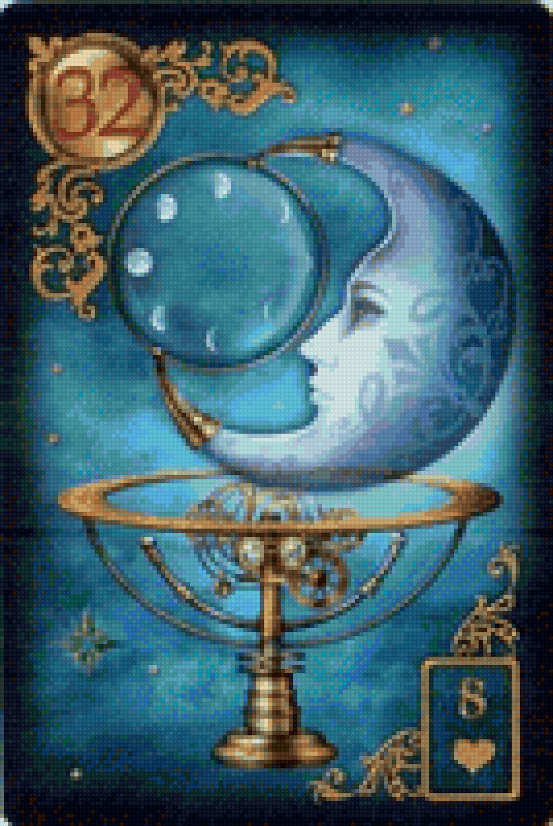 карта таро луна - карты таро гадание - предпросмотр