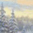Предпросмотр схемы вышивки «Зимний пейзаж» (№2171667)