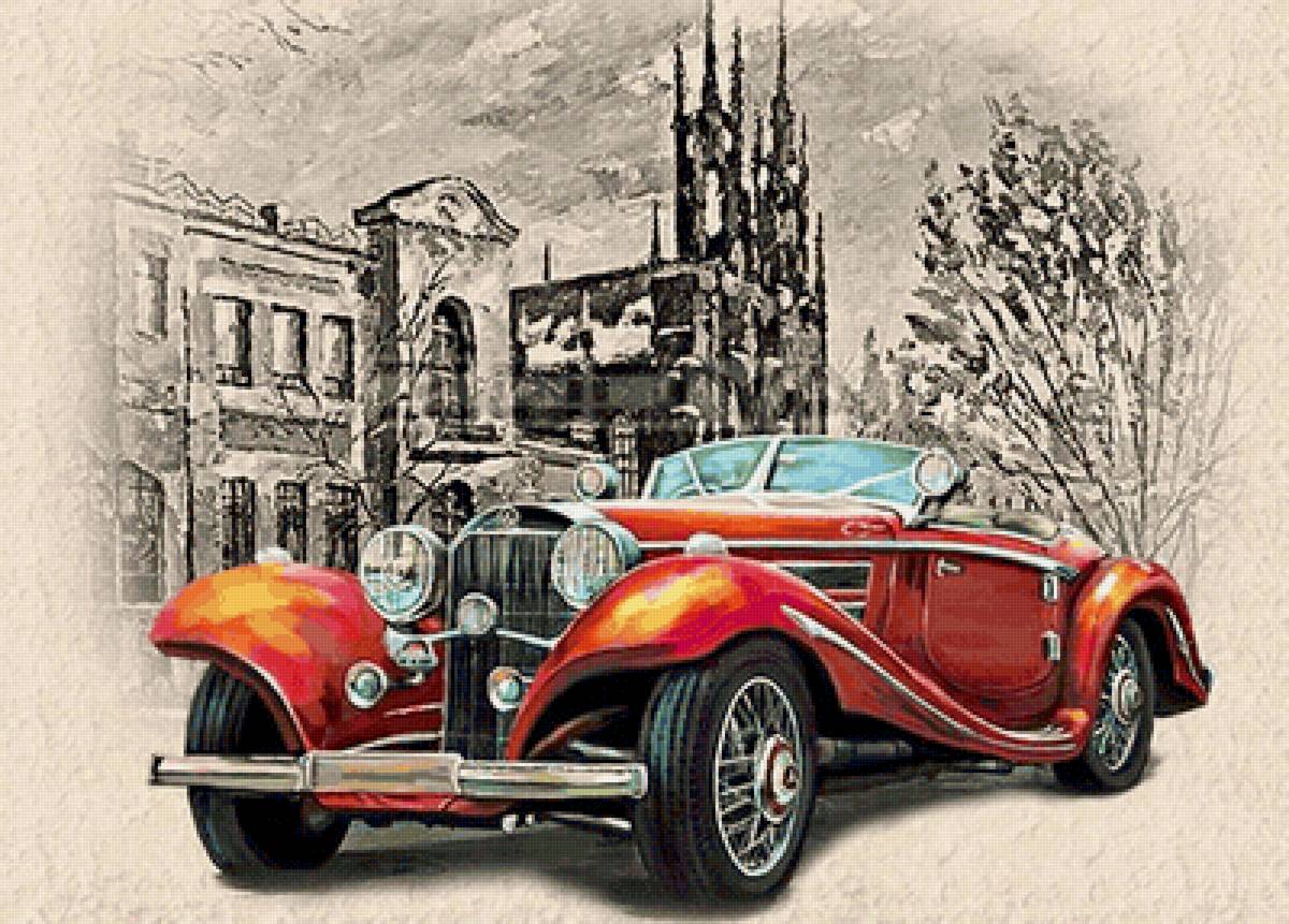 Ретро автомобиль - предпросмотр