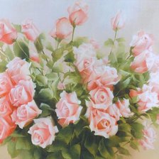 Схема вышивки «bukiet róż»