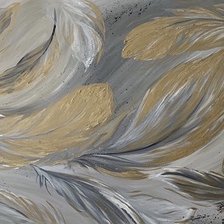 Схема вышивки «Перья»