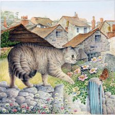 Схема вышивки «Gato.»