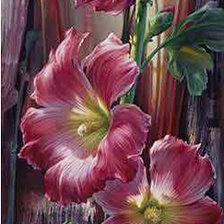 Схема вышивки «Мальвы 3»