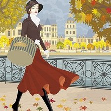 Схема вышивки «На прогулке»