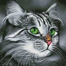 Схема вышивки «Необычные друзья»