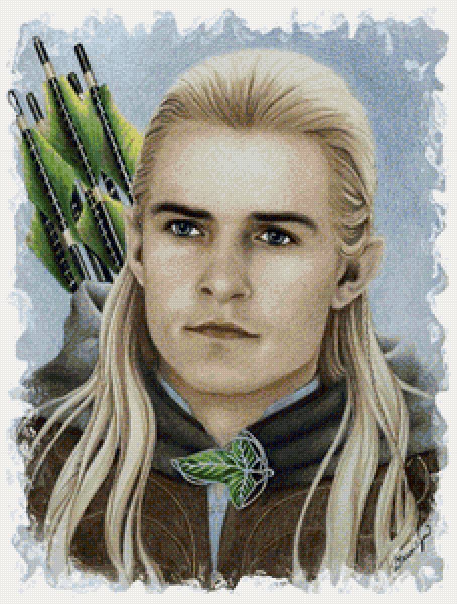 Леголас - эльфы, властелин колец, толкин, фэнтези - предпросмотр