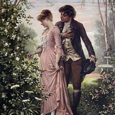 Схема вышивки «СВИДАНИЕ»