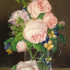 Схема вышивки «розы»