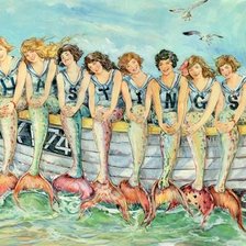 Схема вышивки «sirenitas vintage»