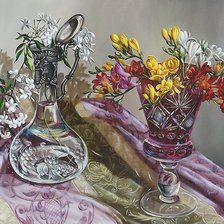 Схема вышивки «цветы»