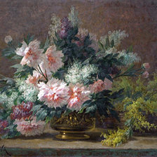 Схема вышивки «цветы»