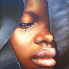 Схема вышивки «criança triste»