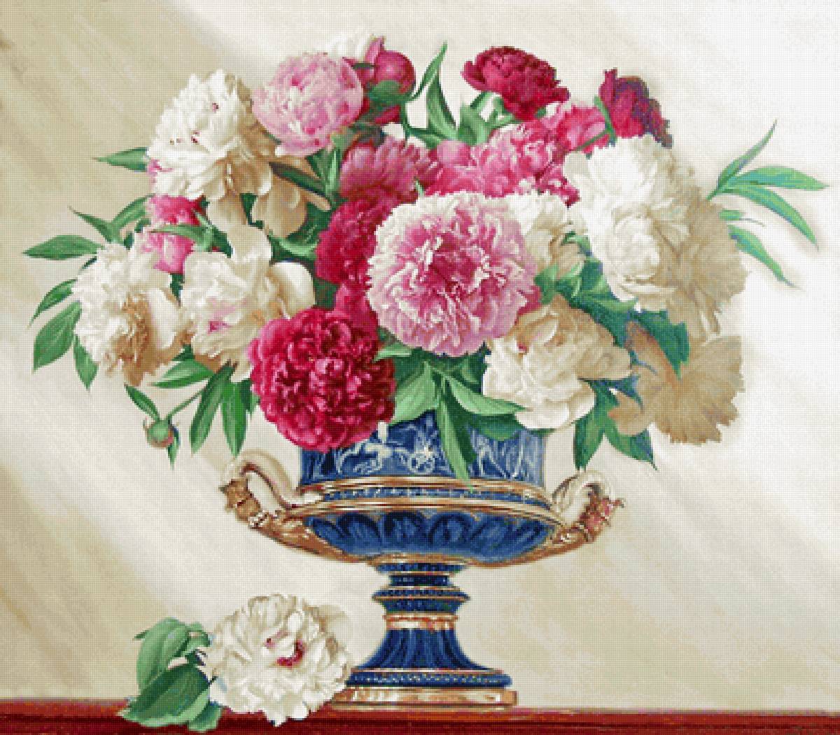 Букет пионов - предпросмотр