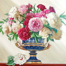 Букет пионов