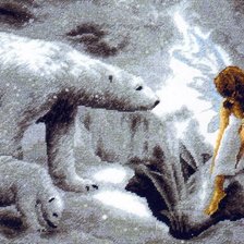 Схема вышивки «Владыки севера»