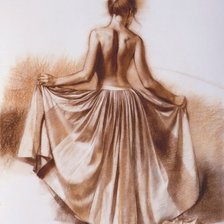 Схема вышивки «senhora»