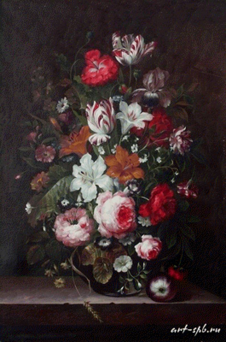 букет - цветы, картина - предпросмотр