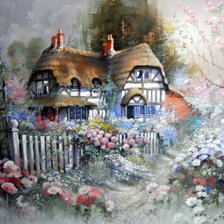 Схема вышивки «Домік»