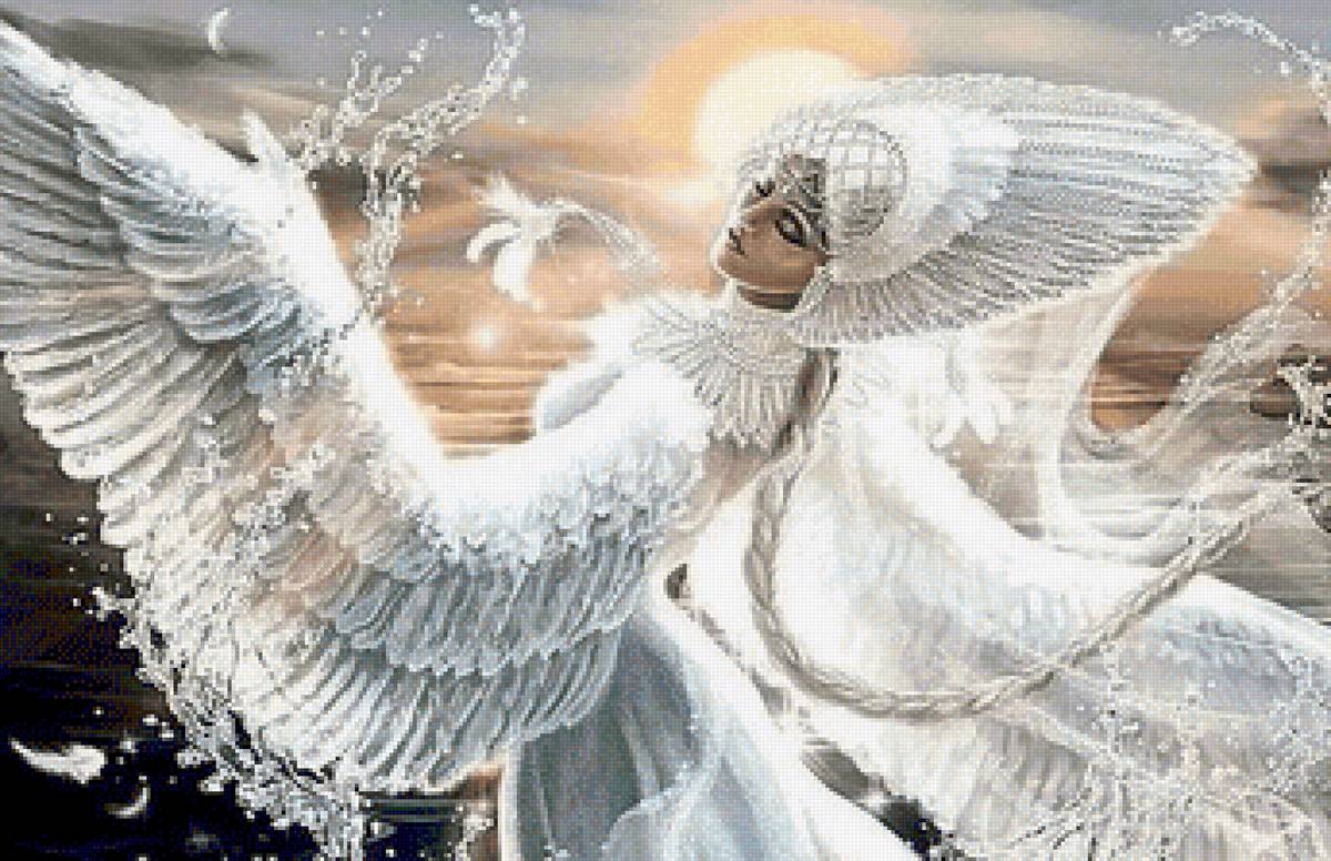 Царевна лебедь - лебедь, девушка, сказки - предпросмотр