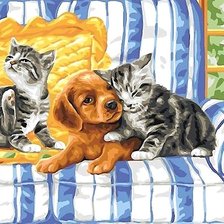 Схема вышивки «друзья»